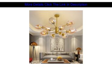 ⚡️ Cheap Modern Glass Chandelier Lighting Bedroom Dining Room Kitchen Hanging Lamp Restaurant  Livi