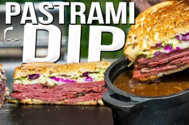 PASTRAMI FRENCH DIP SANDWICH | SAM THE COOKING GUY 4K