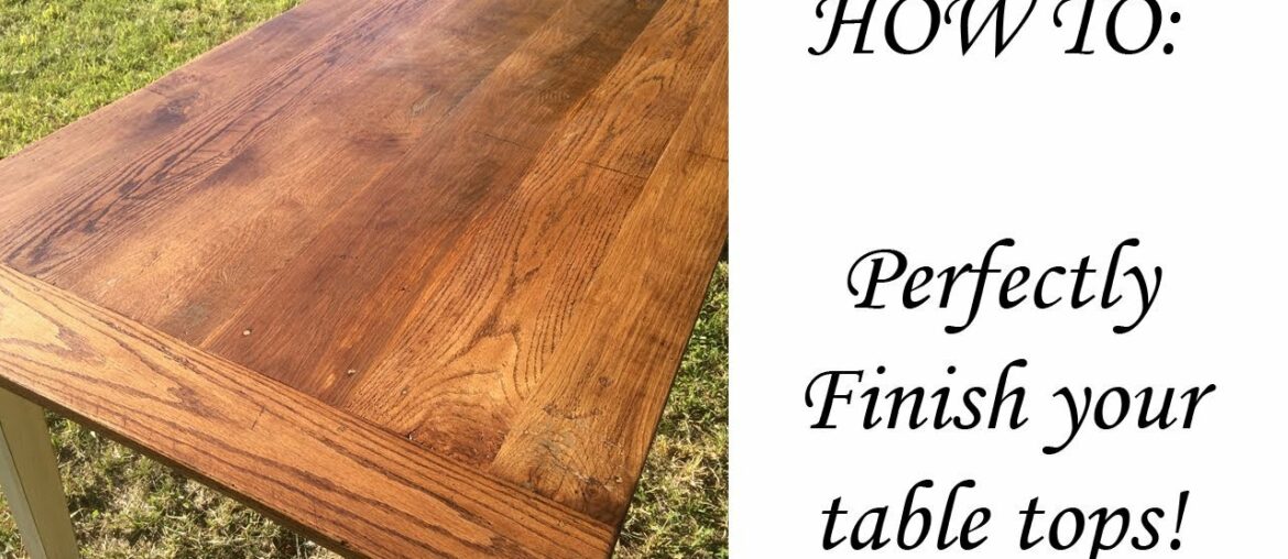 How to finish your dining table professionally! How to finish your dining table professionally!