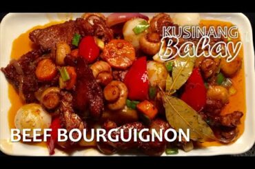 Beef Bourguignon, My Version | Have a taste of France! | World Cuisine RECIPES | Kusinang Bahay