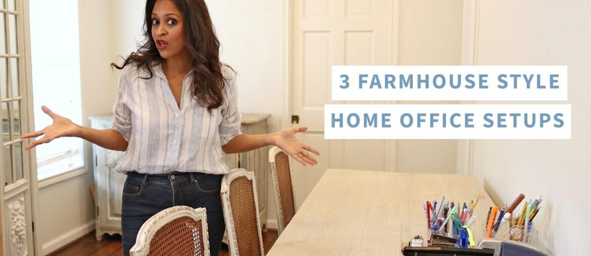3 Home Office Setups for the French Country Farmhouse look | Amitha Verma 3 Home Office Setups for the French Country Farmhouse look | Amitha Verma