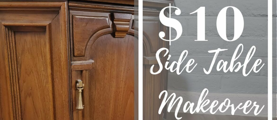 Trash To Treasure | Dated Octagon Side Table Makeover Trash To Treasure | Dated Octagon Side Table Makeover