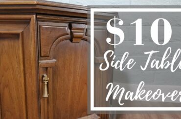 Trash To Treasure | Dated Octagon Side Table Makeover