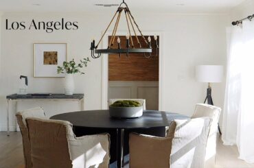 Stunning interior design on this cozy family home in Los Angeles