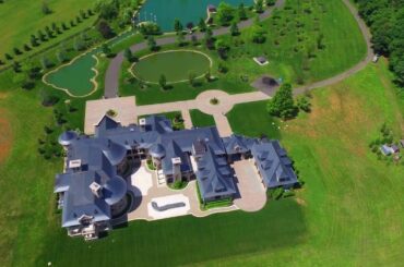 Magnificent and Majestic Luxury Stone Mansion Inspired by a European French Castle