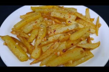 Butter garlic French fries | Garlic french fries | French fries | Fries recipe