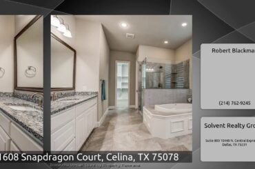 1608 Snapdragon Court, Celina, TX 75078