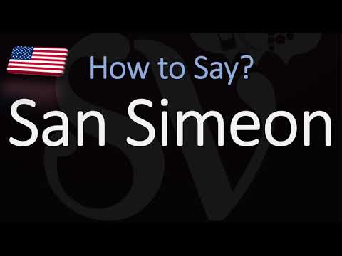 How to Pronounce San Simeon, California? (CORRECTLY) How to Pronounce San Simeon, California? (CORRECTLY)