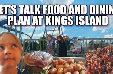 Let's Try Food at Rivertown in Kings Island | Dining Plan | First Time Rider