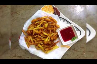 Masala french fries|Tea time recipe|By Tasty recipes with Rabia