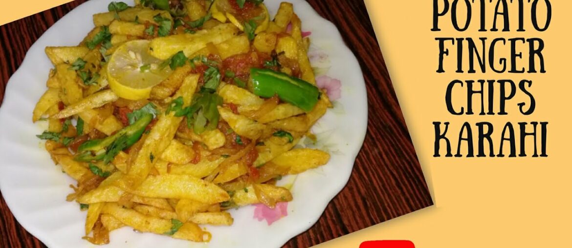 Potato Finger Chips Karahi Recipe | French Fries Karahi Recipe by Allah maalik kitchen