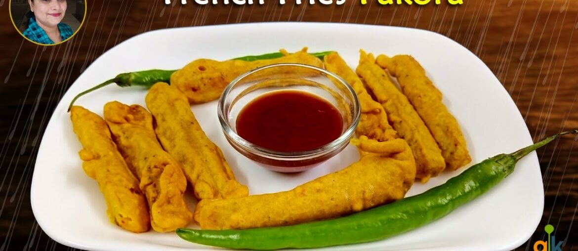 French Fries Pakora Recipe | Monsoon Special Recipe | Abha's Kitchen French Fries Pakora Recipe | Monsoon Special Recipe | Abha's Kitchen
