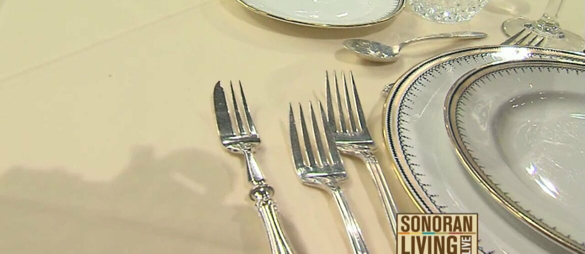 Etiquette expert teaches how to have good table manners while dining at a restaurant