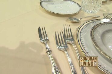 Etiquette expert teaches how to have good table manners while dining at a restaurant