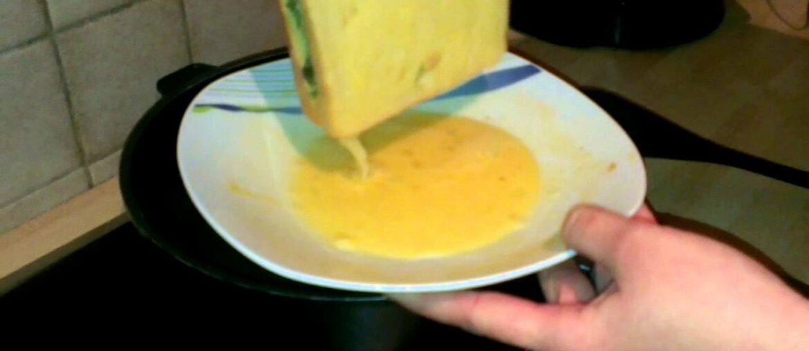 AMERICAN FRENCH TOAST WITH SPINACH AND CHEESE RECIPE