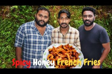 Spicy Honey French fries Recipe | How to make crispy French fries
