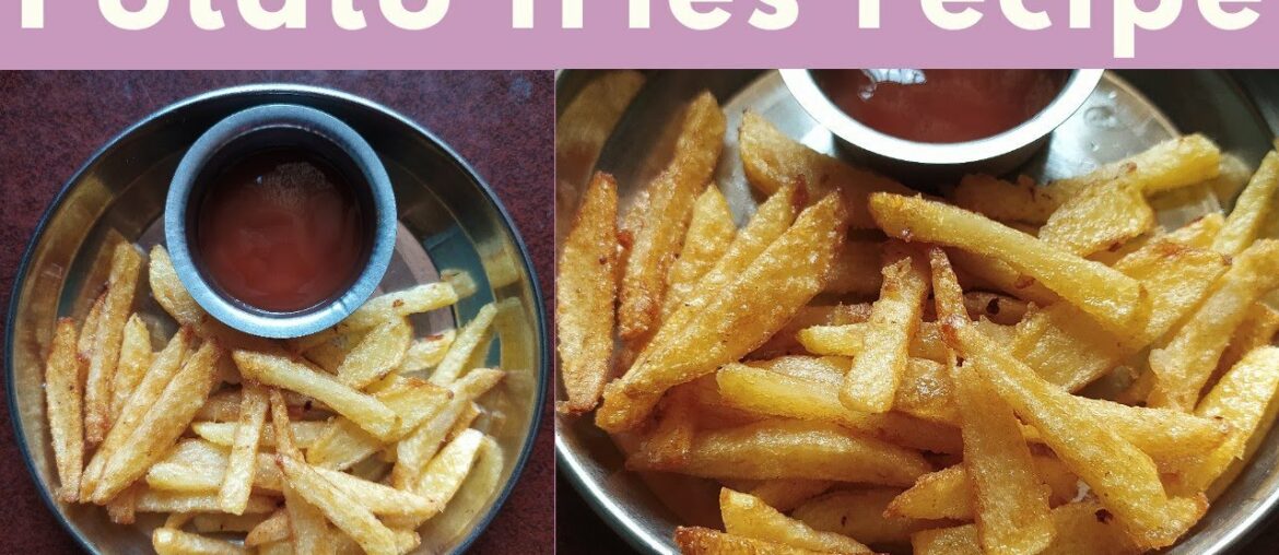 French fries recipe. How to make crispy, perfect potato fries at home. Easy, simple, quick, instant.
