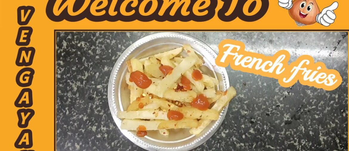 Crispy French fries recipe - Homemade | How to make French fries | Evening snacks