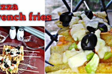 French Fries Pizza Recipe _ Pizza Without Oven_ French fries At Home!!