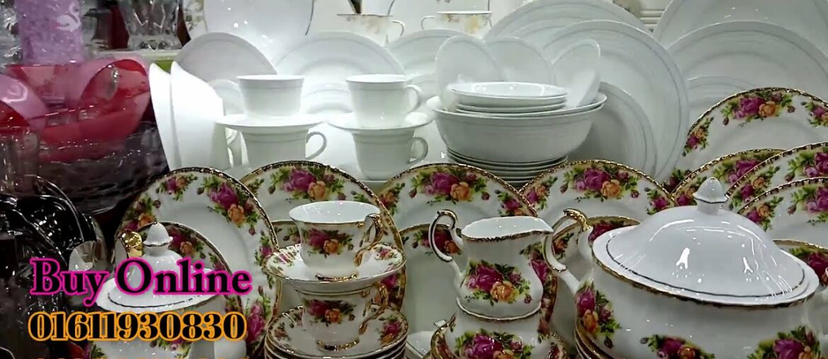France Japan chaina DINNER SET  Crockery Wholesale Market৷৷সুপার ডিস্কাউন্টে ডাইনিং সারভিং সেট||