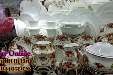 France Japan chaina DINNER SET  Crockery Wholesale Market৷৷সুপার ডিস্কাউন্টে ডাইনিং সারভিং সেট||