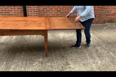 French Cherry 19th Century Farmhouse Table