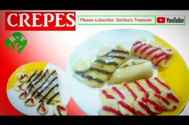 Crepes | french crepes | easy breakfast recipes