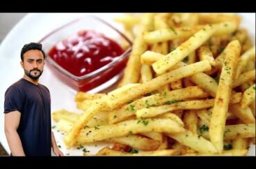 Crispy French fries Recipe | Homemade crispy fries recipe | Cookie Vookie