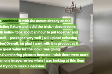 Top Review: Ganeed Rustic 6-Light Chandeliers,French Country Vintage Chandelier,Metal in Antiqu...