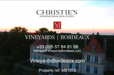 Spectacular turnkey Chateau for sale with hobby vineyard between St Emilion & Bergerac. Ref: MB1012