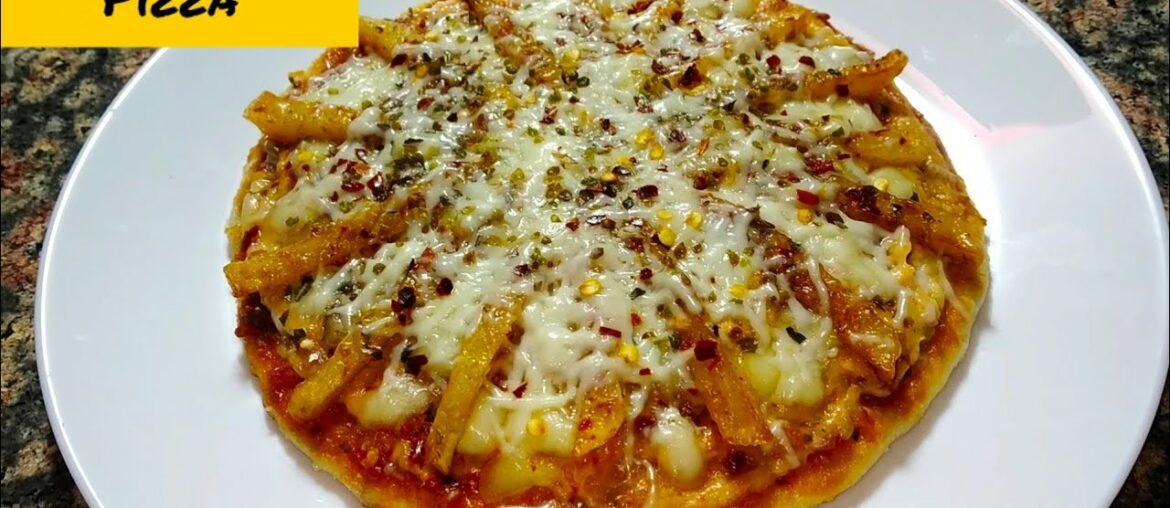 French Fries Pizza |  French Fries Pizza Recipe | How to Make French Fries Pizza