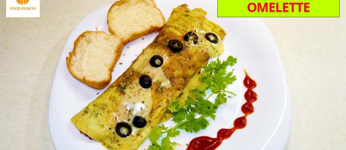 Stuffed French Omelette Recipe | Quick & Healthy Breakfast Recipe With French Style Cheese Omelette