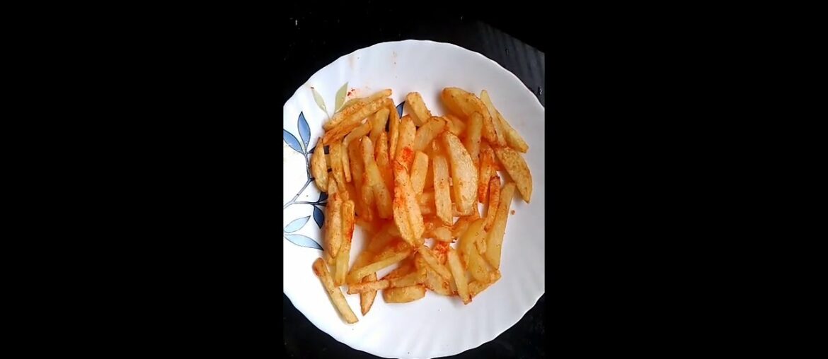 Crispy potato French Fries / Homemade crispy potato French Fries Recipe
