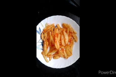 Crispy potato French Fries / Homemade crispy potato French Fries Recipe