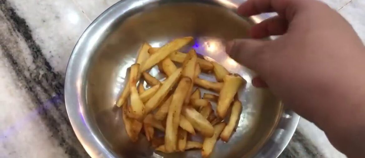 Crispy French fries recipe -- best ever potato French fries recipe