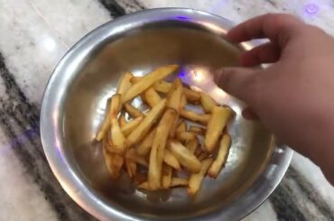Crispy French fries recipe -- best ever potato French fries recipe