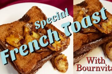 French Toast recipe | How to make French Toast | French Toast with Bournvita | French Toast | Ep:28