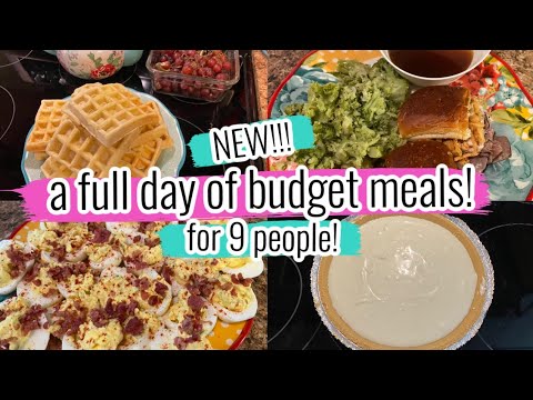 FRENCH DIP SLIDERS + NO BAKE CHEESECAKE || FEEDING 9 PEOPLE ALL DAY AT HOME ON A BUDGET! FRENCH DIP SLIDERS + NO BAKE CHEESECAKE || FEEDING 9 PEOPLE ALL DAY AT HOME ON A BUDGET!