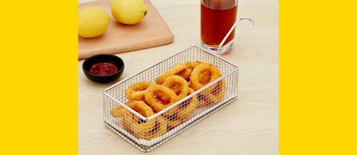 ✓New 304 Stainless Steel Rectangular Dining Basket French Fries Chicken