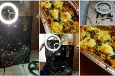 Ring light unboxing. Chess french fry Recipe.