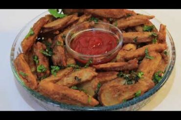 Cripsy Potato Wedges |Jumbo Jet French Fries  Recipe | By Asma