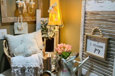 3 THRIFTED & YARD SALE DIY DECOR FLIPS & FRENCH COUNTRY SHABBY FARMHOUSE DECOR INSPIRATION (156)