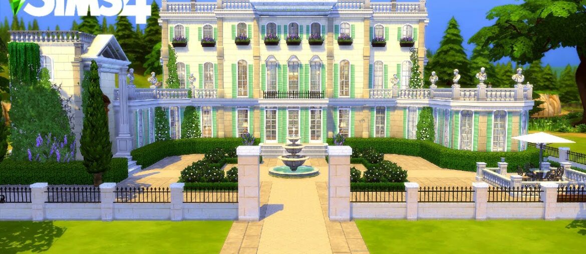 FRENCH COUNTRY MANOR | The sims 4 | Speed build | CC links
