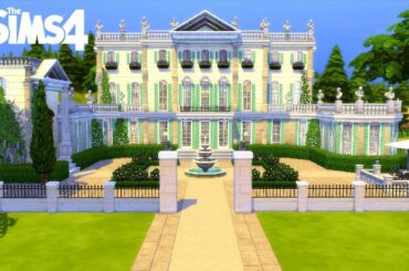 FRENCH COUNTRY MANOR | The sims 4 | Speed build | CC links