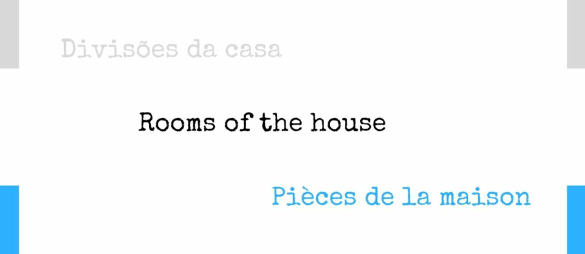 Learning Portuguese | EP. 10 "Rooms of the house" (English and French)