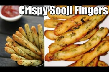 Kids Favorite Snacks Recipe 👶| Crispy Sooji Aloo Fingers Recipe | Tasty Fingers Recipe