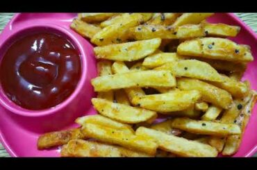 Crispy Pepper Masala French Fries | Potato Fries Recipe