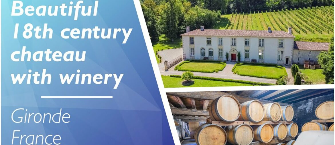 Beautiful 18th century Chateau with fully equipped winery – Ref. : 112177MK33 Beautiful 18th century Chateau with fully equipped winery - Ref. : 112177MK33