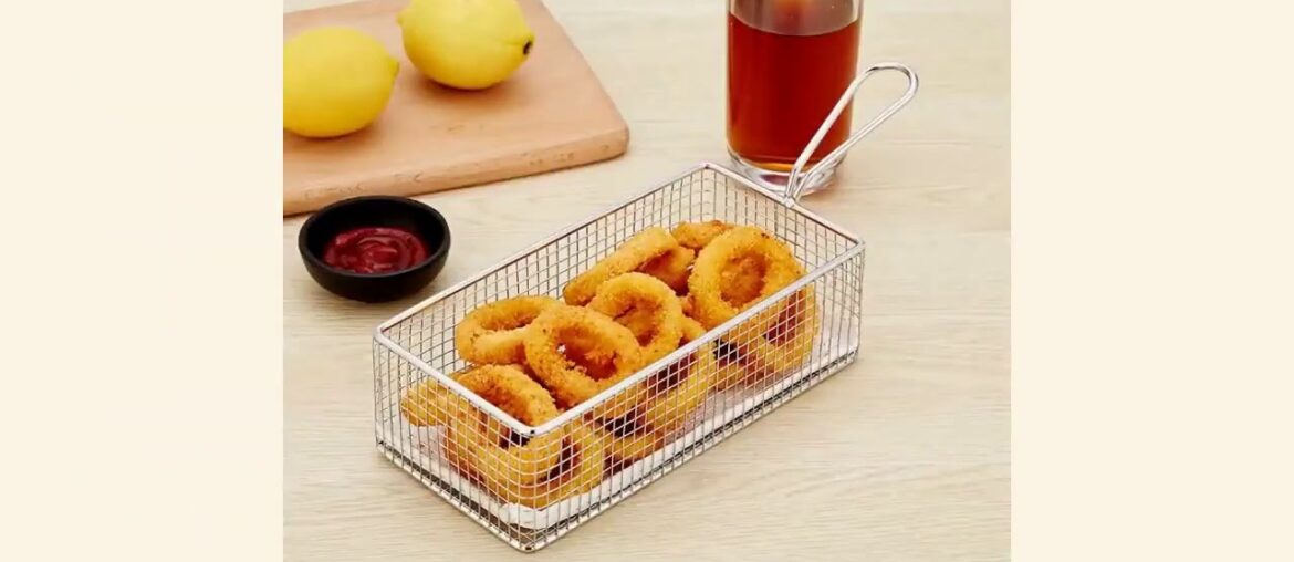 ✓Hot-304 Stainless Steel Rectangular Dining Basket French Fries Chicken ✓Hot-304 Stainless Steel Rectangular Dining Basket French Fries Chicken