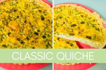 Classic Quiche Recipe • Delicious French Egg Tart